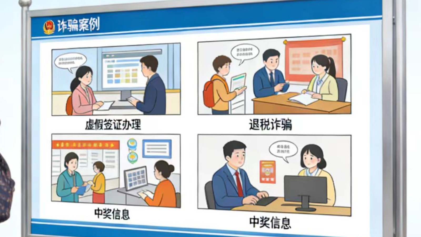窗口服务“微阵地” 助力全民反诈“大文章”