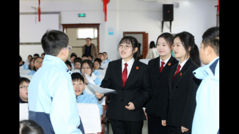 吉林省四平市铁西区法院：法治副校长用案例讲透校园法律底线