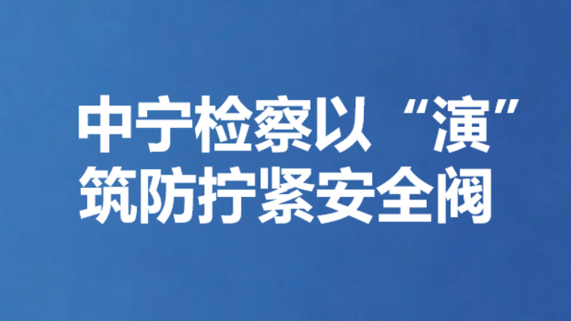 中宁检察以“演”筑防拧紧安全阀