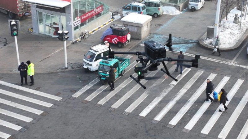 新疆奎屯市公安局：低空警务提质增效 “空中战队”护航平安建设