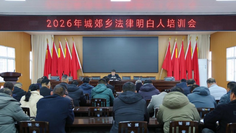 河南省南阳市新野县法院：开展“法律明白人”培训 绘就基层治理新“枫”景