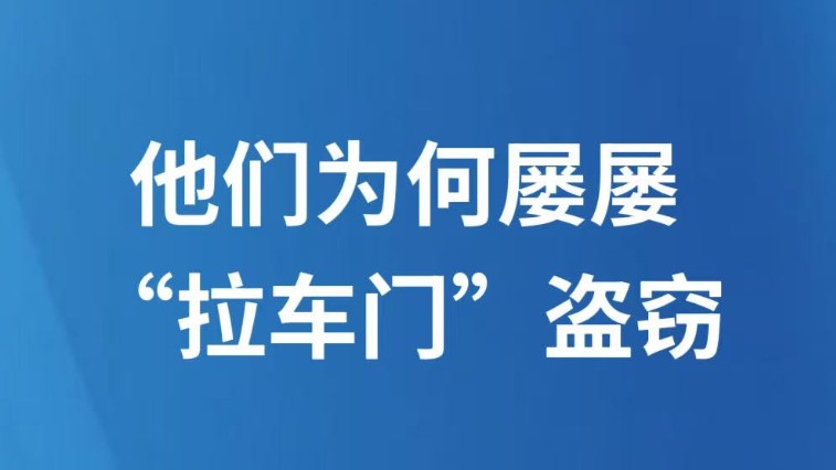 他们为何屡屡“拉车门”盗窃