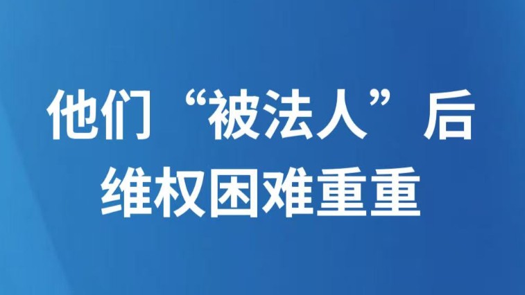他们“被法人”后，维权困难重重