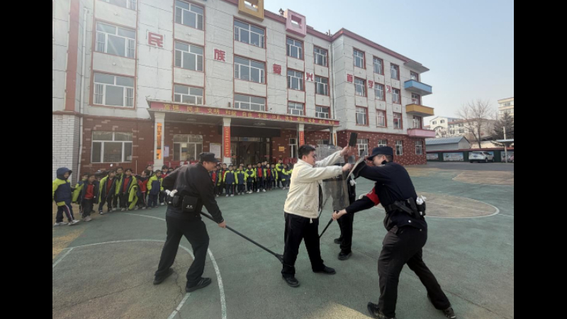 拒绝枯燥 吉林双辽公安辽南派出所校园普法把“安全课”上成了“游戏课”和“实战课”