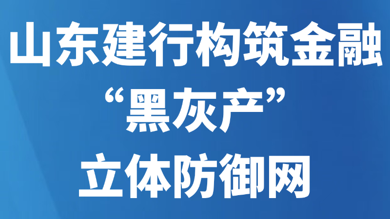 山东建行构筑金融“黑灰产”立体防御网
