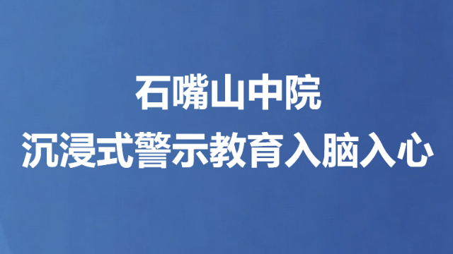 石嘴山中院沉浸式警示教育入脑入心