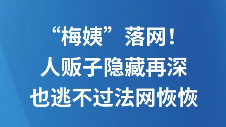 “梅姨”落网！人贩子隐藏再深也逃不过法网恢恢