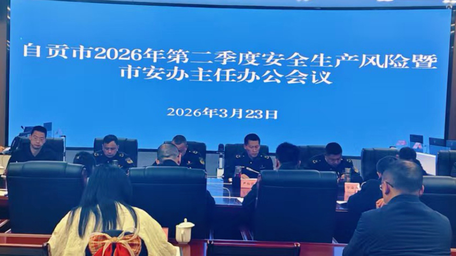 四川省自贡市召开2026年第二季度安全生产风险集中研判暨市安办主任办公会议
