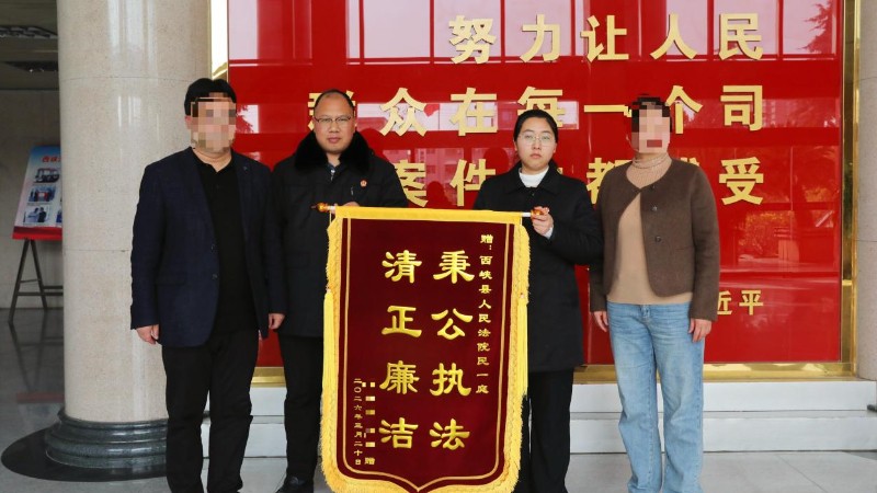 锦旗致敬公正司法——河南省南阳市西峡县法院明晰高风险娱乐项目责任边界