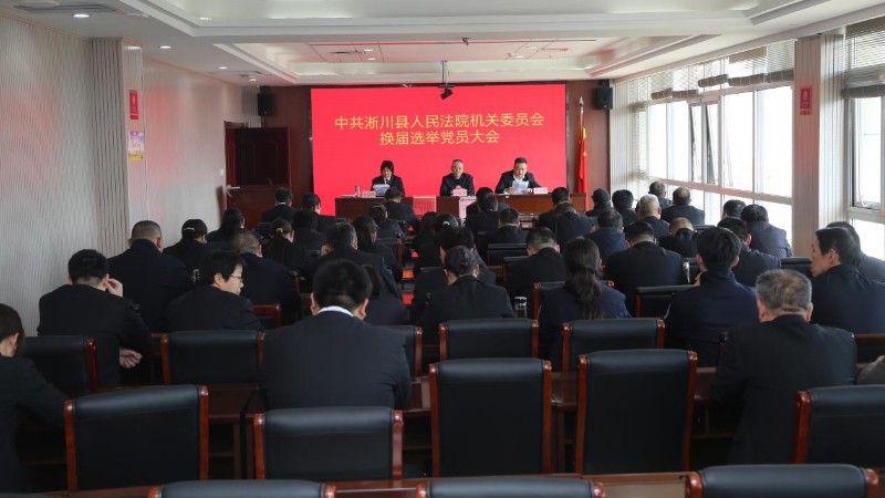 河南省南阳市淅川县法院圆满完成机关“两委”换届选举工作