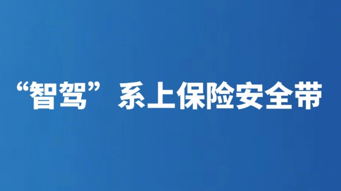 “智驾”系上保险安全带
