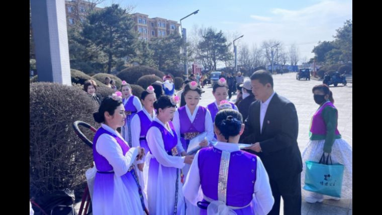吉林省珲春市司法局新安司法所：法治宣传进广场 民族文化润民心