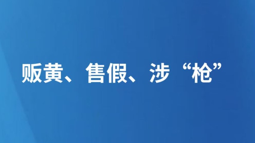 贩黄、售假、涉“枪”