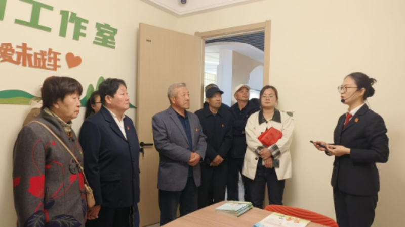 吴忠市利通区上桥社区：廉政教育进法院 法治力量润民心