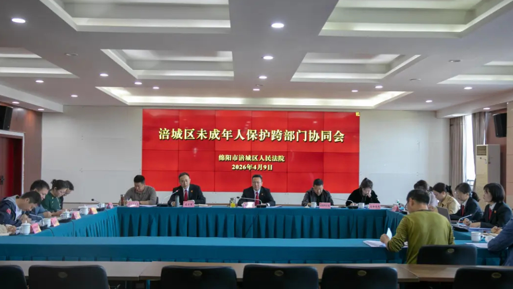 协同聚力护“未”来｜绵阳涪城区未成年人保护跨部门协同会议在涪城法院召开