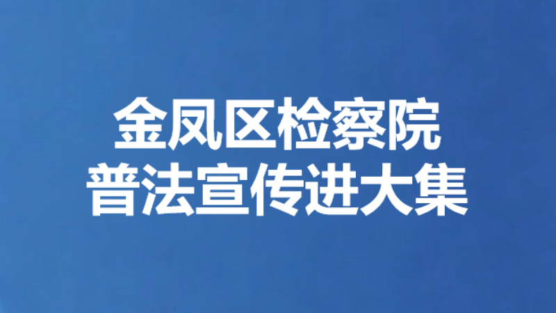 金凤区检察院普法宣传进大集