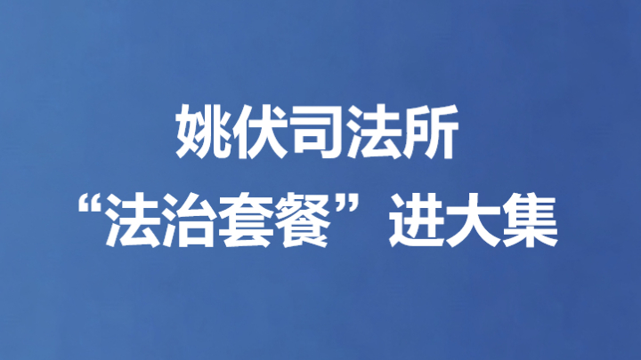 姚伏司法所“法治套餐”进大集