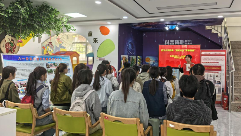 银川市兴庆区八一社区：普法强基筑防线 青春挺膺护国安