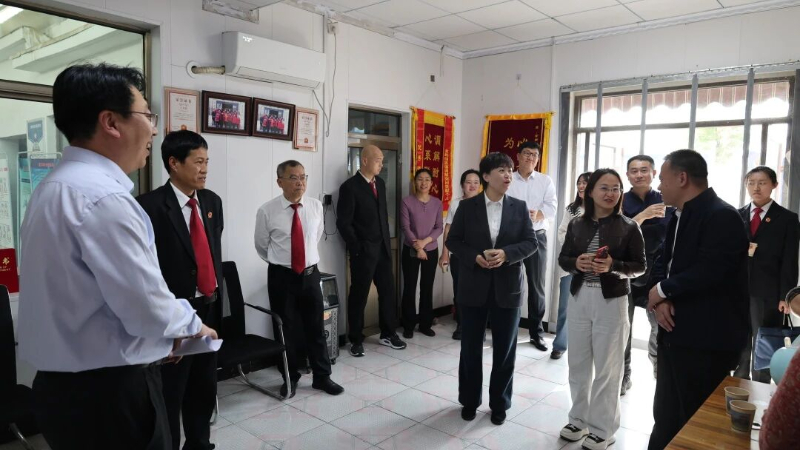 淄博中院联合临淄法院赴金岭镇开展专题调研学习活动