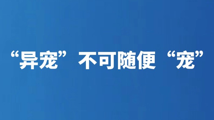 “异宠”不可随便“宠”
