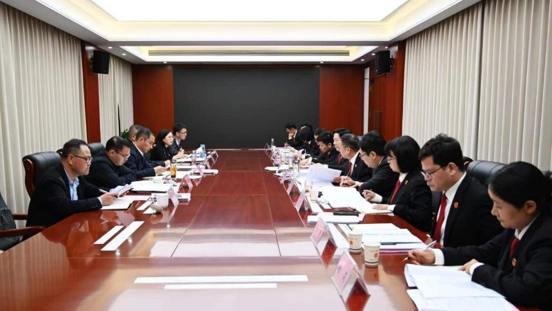 河南省南阳市中院党组书记、院长常晖到高新区法院调研指导工作