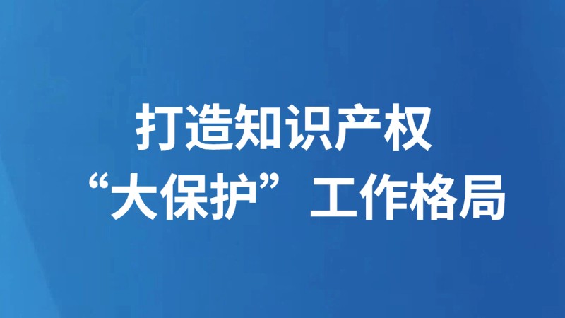 打造知识产权“大保护”工作格局