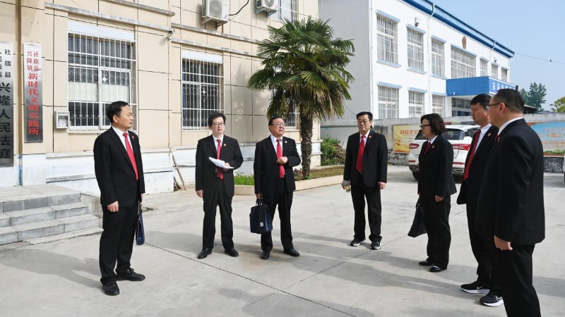 实地看、现场听、当面评——河南省南阳市社旗县人民法院开展人民法庭观摩活动