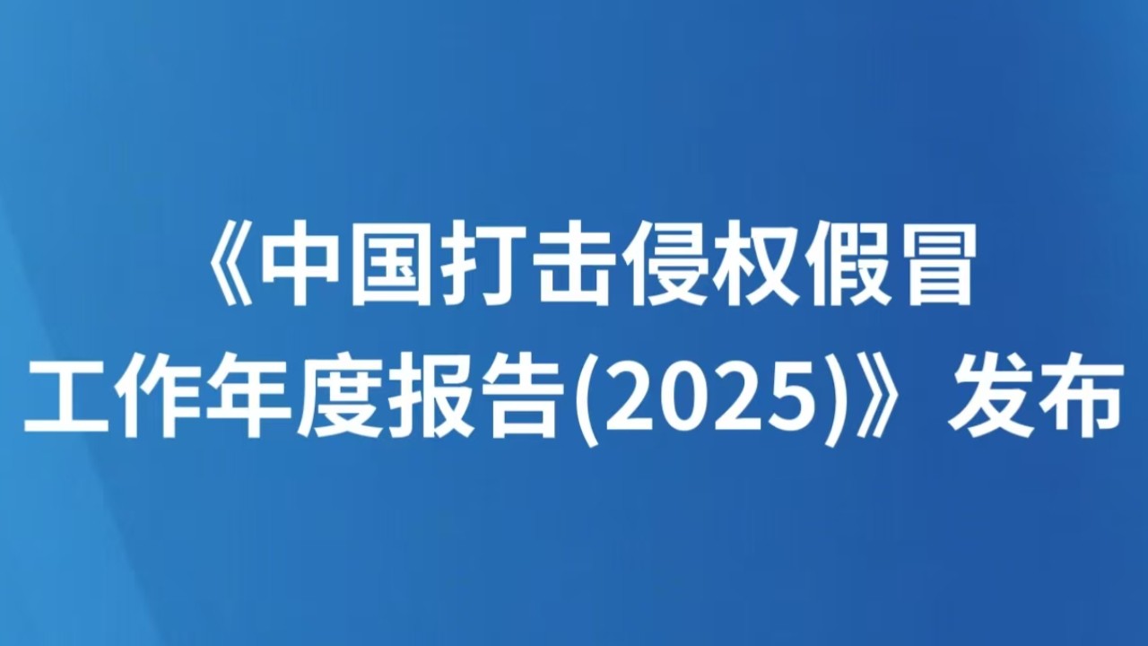 《中国打击侵权假冒工作年度报告(2025)》发布
