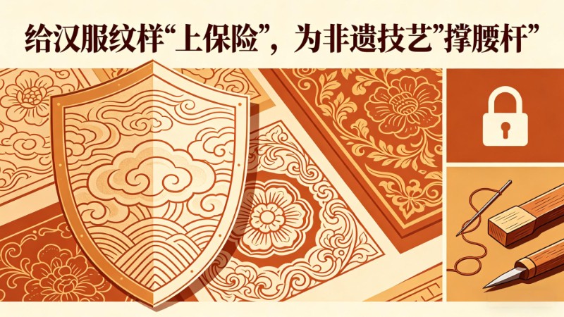 给汉服纹样“上保险”，为非遗技艺“撑腰杆”