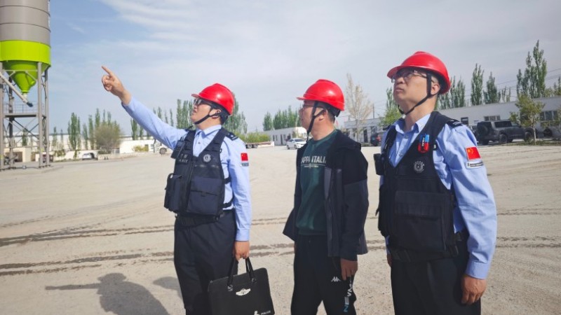新疆伊犁边境管理支队捷仁布拉克边境派出所：筑牢企业安全根基 守护企业安全生产