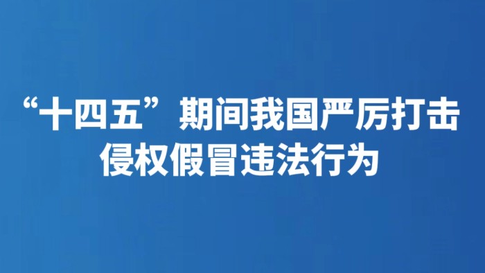 共查处商标侵权假冒专利案件21.89万件