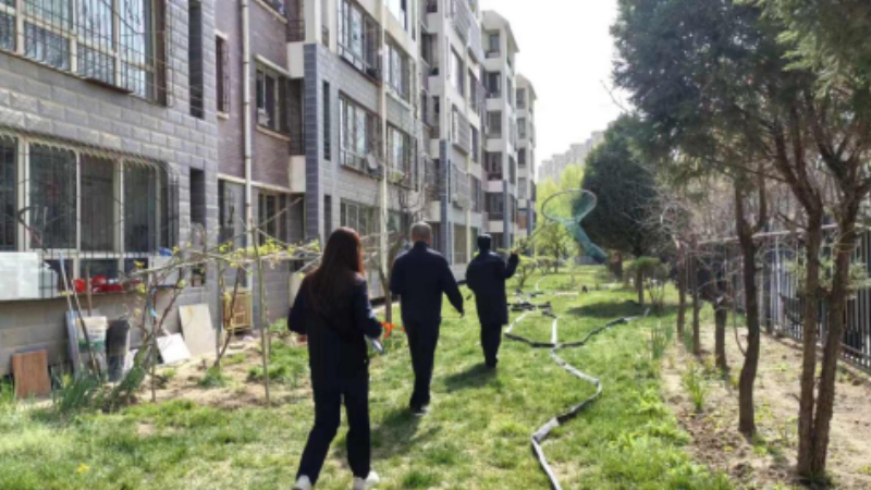 银川市兴庆区玺悦社区：联动治犬患，执法护平安