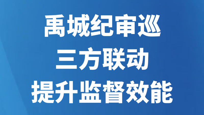 禹城纪审巡三方联动提升监督效能