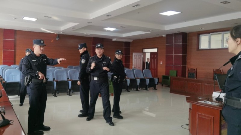 新疆博乐市人民法院法警大队开展培训成果分享暨实战练兵活动