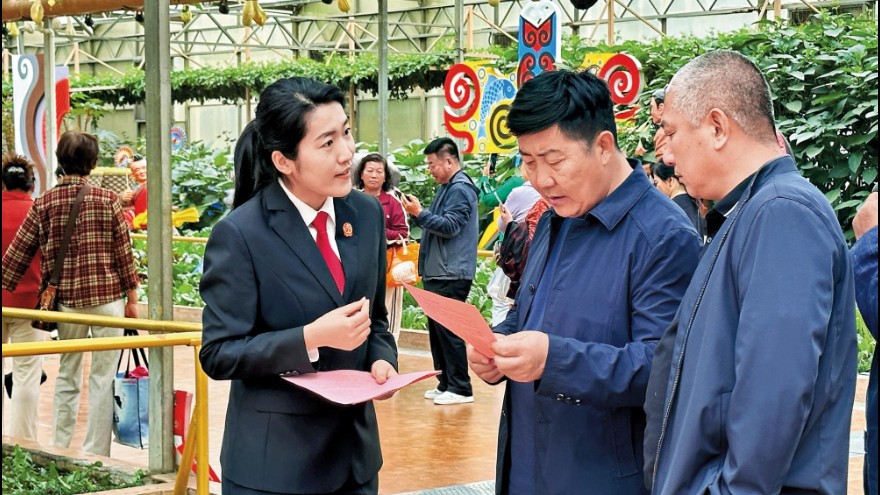 “蔬菜法庭”激活乡村振兴法治动能