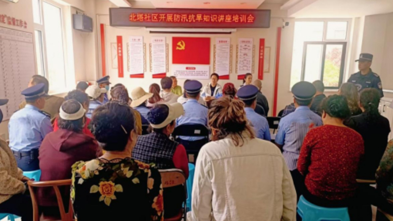 银川市兴庆区北塔社区：以练备战防大汛，社企联动筑防线
