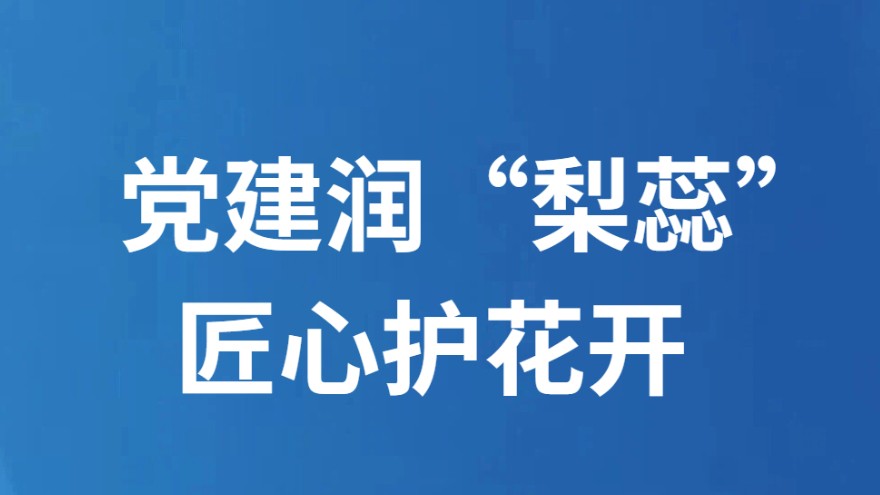 党建润“梨蕊” 匠心护花开