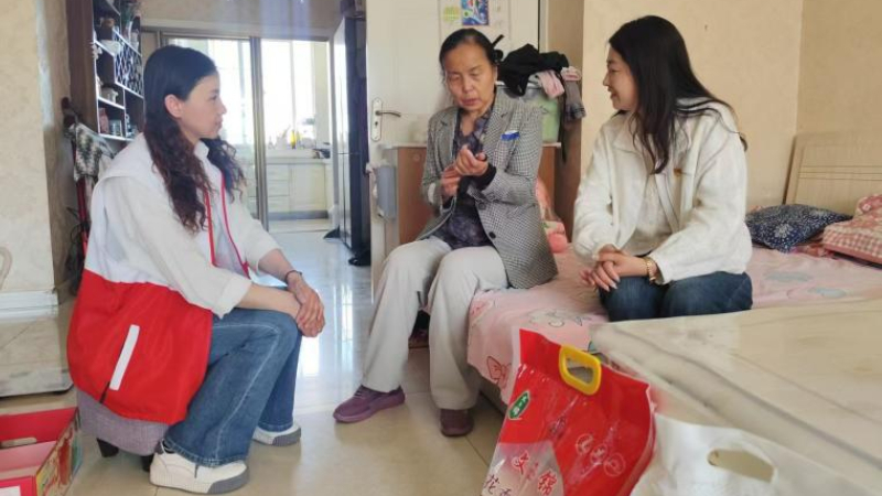 银川市兴庆区云和社区：博爱走访暖民心 人道救助解民忧