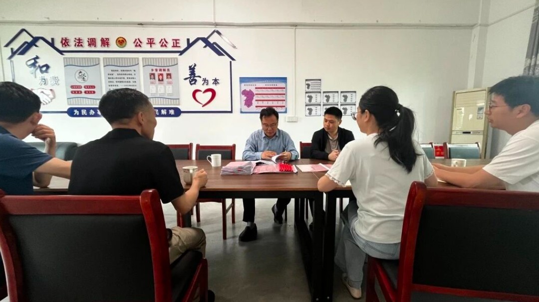 奉新县委常委、政法委书记温宁深入赤田镇督导农村集体“三资”突出问题专项整治及民生领域信访问题集中治理工作