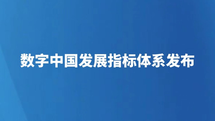 数字中国发展指标体系发布