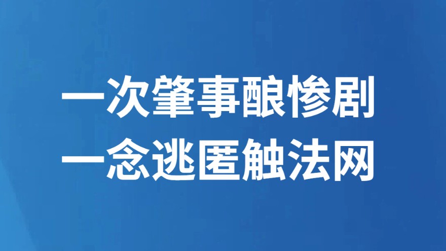一次肇事酿惨剧 一念逃匿触法网