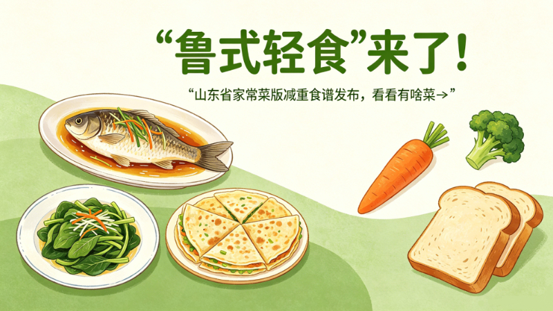 “鲁式轻食”来了！山东省家常菜版减重食谱发布，看看有啥菜→