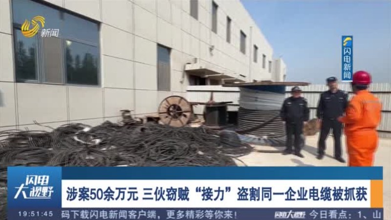 涉案50余万元 三伙窃贼“接力”盗割同一企业电缆被抓获