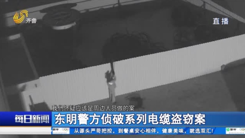 东明警方侦破系列电缆盗窃案