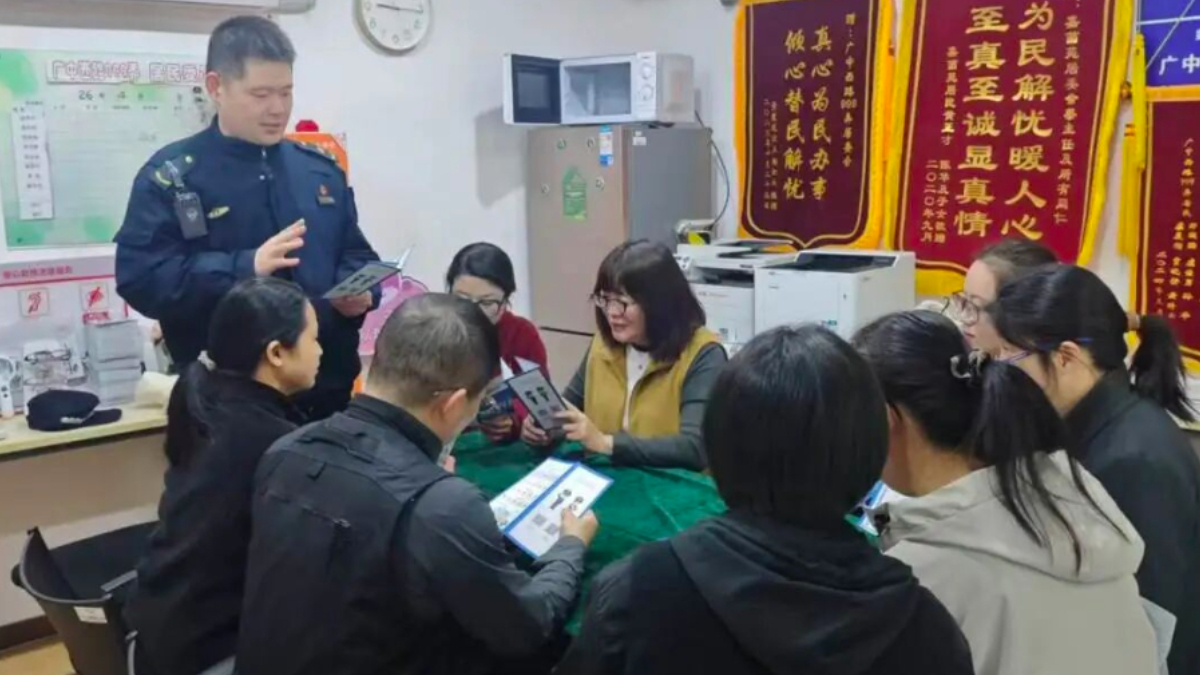 普法宣传进社区，TA们这样做
