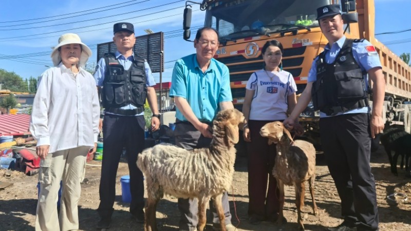 新疆伊犁边境管理支队托布边境派出所及时寻羊解民忧