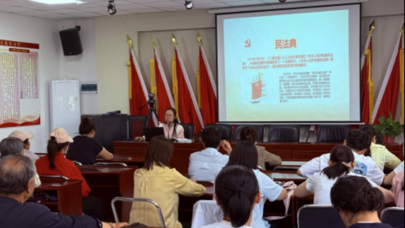 中卫市沙坡头区光明社区：讲侵权责任解民忧，学民法典条护民生