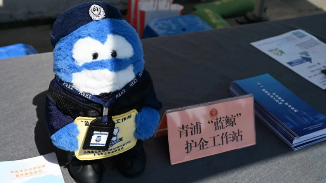 515青浦“蓝鲸”与您相约蟠龙新天地，防范经济犯罪零距离