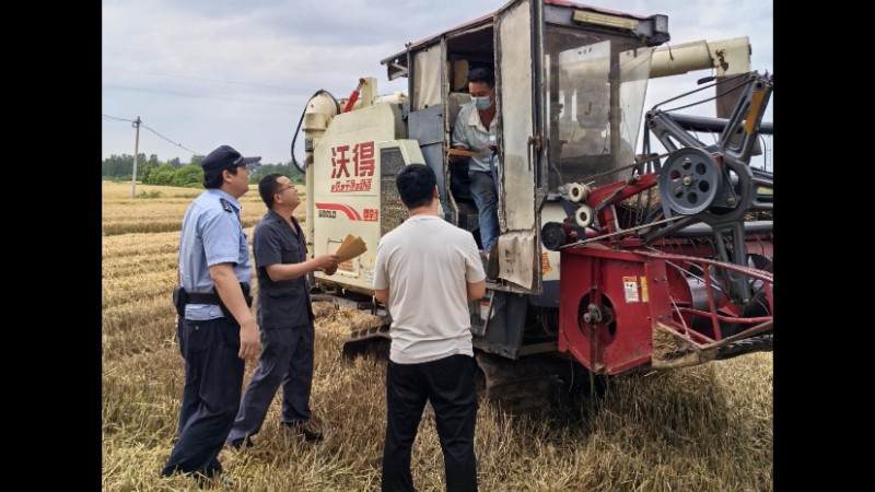 河南省南阳市桐柏县法院：庭所联动守护夏收丰产丰收