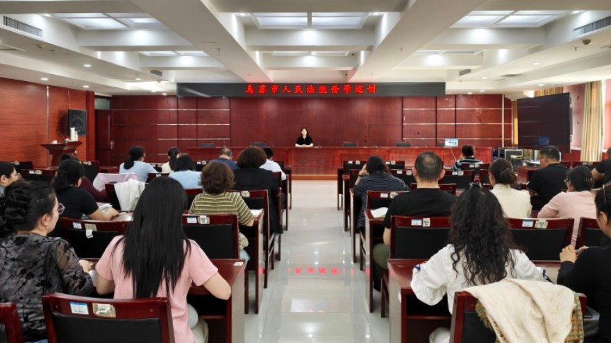 新疆乌苏市人民法院：抓实传学述训 推动学习成果落地生根